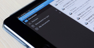 IMiS DMS Mobile showing navigator