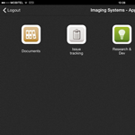 IMiS DMS Mobile Client Portal page