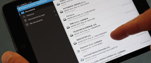 IMiS DMS Mobile showing document view